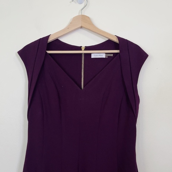 Calvin Klein Purple Sleeveless Dress - Picture 4 of 10